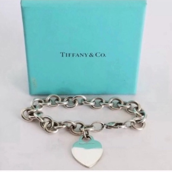 Tiffany & Co. Jewelry - Authentic Retired Tiffany & Co Heart 925 Bracelet